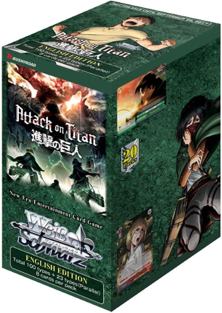 Weiss Schwarz - Attack on Titan - Booster Display