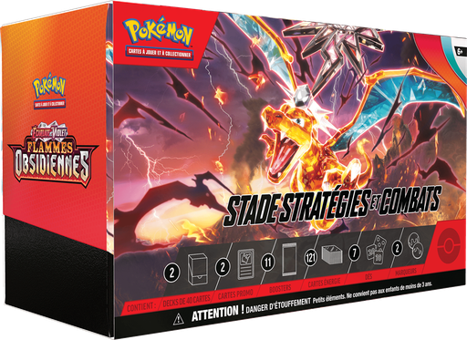 Pokémon EV03 : Écarlate & Violet - Flammes Obsidiennes - Stades Stratégies et Combats