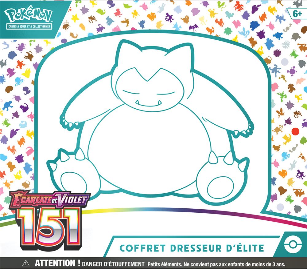 Pokémon EV3.5 : Écarlate & Violet - 151 - ETB Coffret Dresseur d'Élite Ronflex