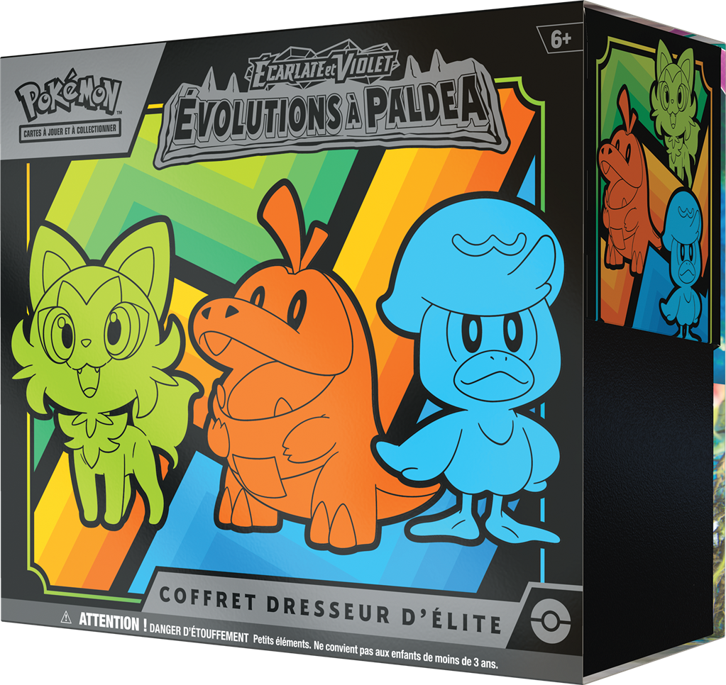 Pokémon EV02 : Écarlate & Violet - Évolutions à Paldéa - ETB Coffret Dresseur d'Élite