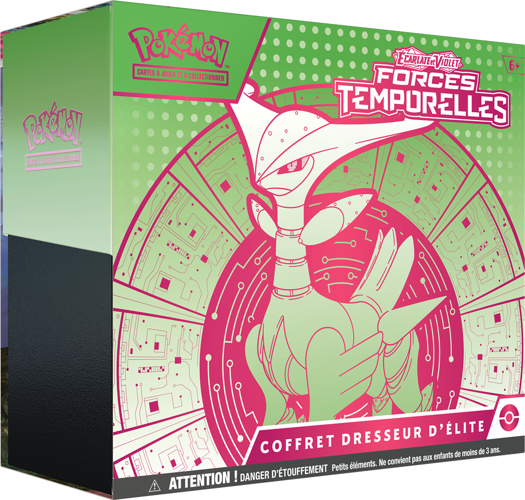 Pokémon EV05 : Écarlate & Violet - Forces Temporelles - ETB Coffret Dresseur d'Élite