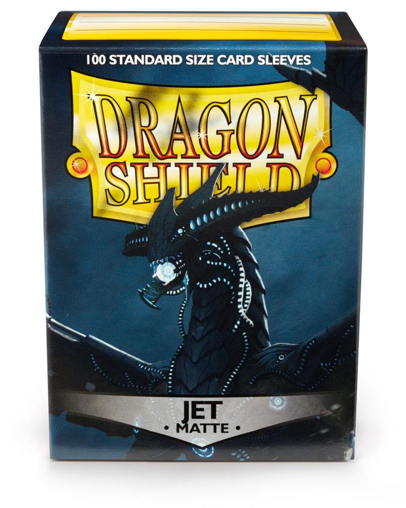 Dragon Shield Standard Sleeves - Matte Jet (100 Sleeves)