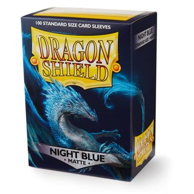 Dragon Shield Standard Matte Sleeves - Night Blue (100 Sleeves)