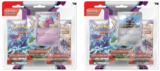 Pokémon EV02 : Écarlate & Violet - Évolutions à Paldea - 2 Tripack / Forgerette + Vrombi