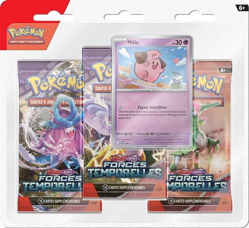 Pokémon EV05 : Écarlate & Violet - Forces Temporelles - Tripack