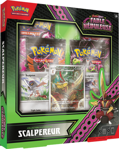 Pokémon EV6.5 - Fable Nébuleuse - Coffret Illustration Scalpereur